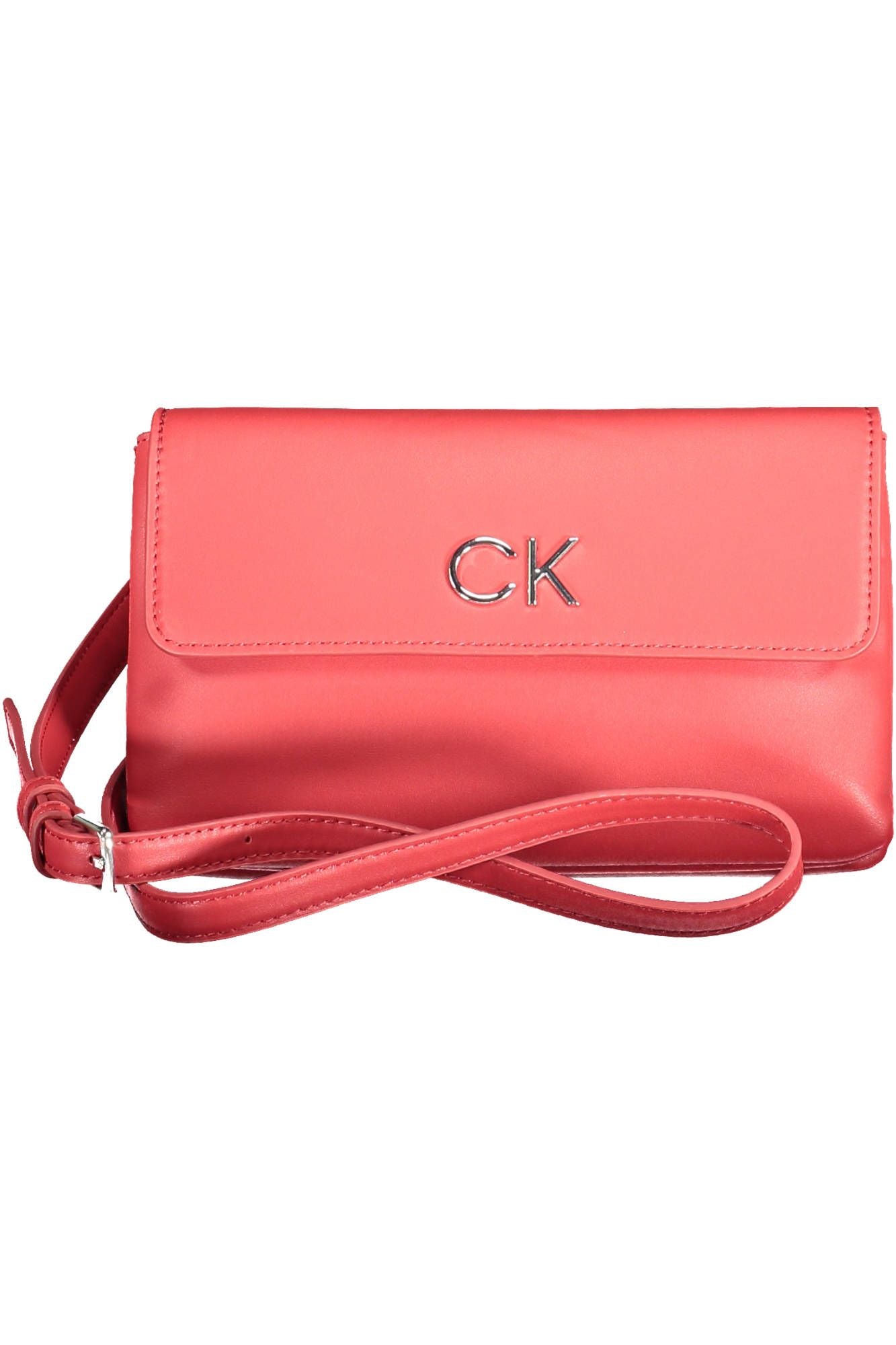 Calvin Klein Red Polyester Women Handbag