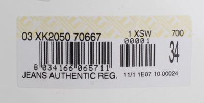 Acht Blue Wash Cotton Denim Regular Fit Jeans