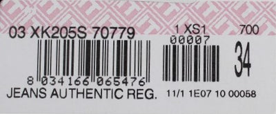 Acht Blue Cotton Regular Straight Fit Jeans