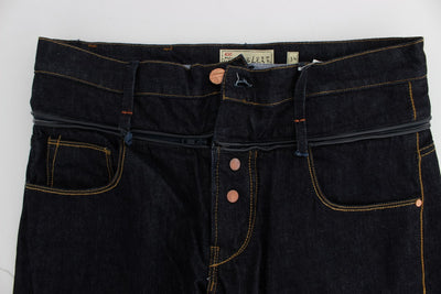 Acht Blue Cotton Regular Straight Fit Jeans