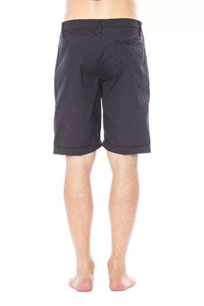 Verri Black Cotton Men's Short