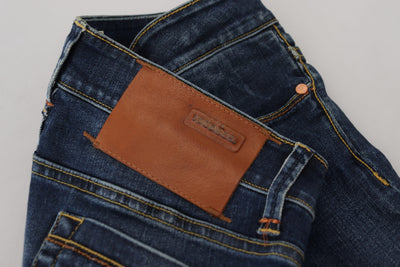 Acht Blue Cotton Low Waist Skinny Women Casual Jeans