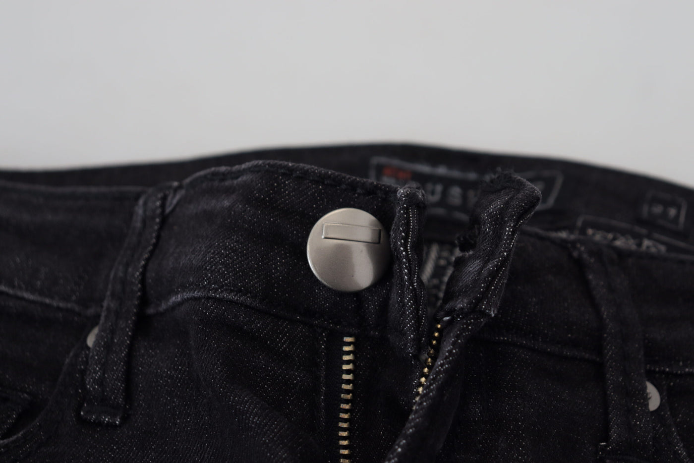 Acht Black Cotton Slim Fit Women Casual Denim Jeans