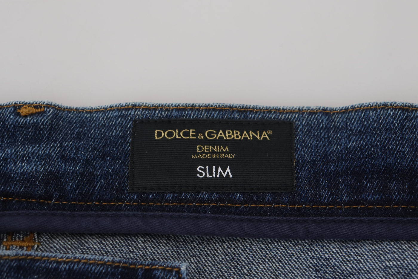 Dolce & Gabbana Elegant Skinny Blue Jeans