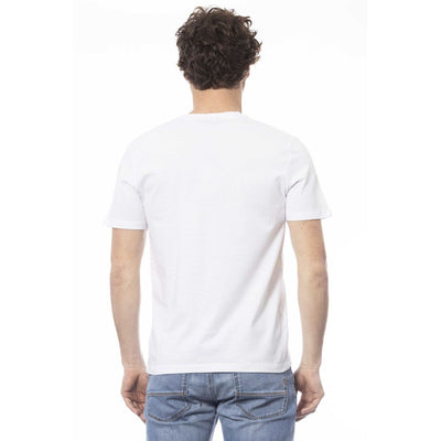 Ungaro Sport White Cotton Men T-Shirt