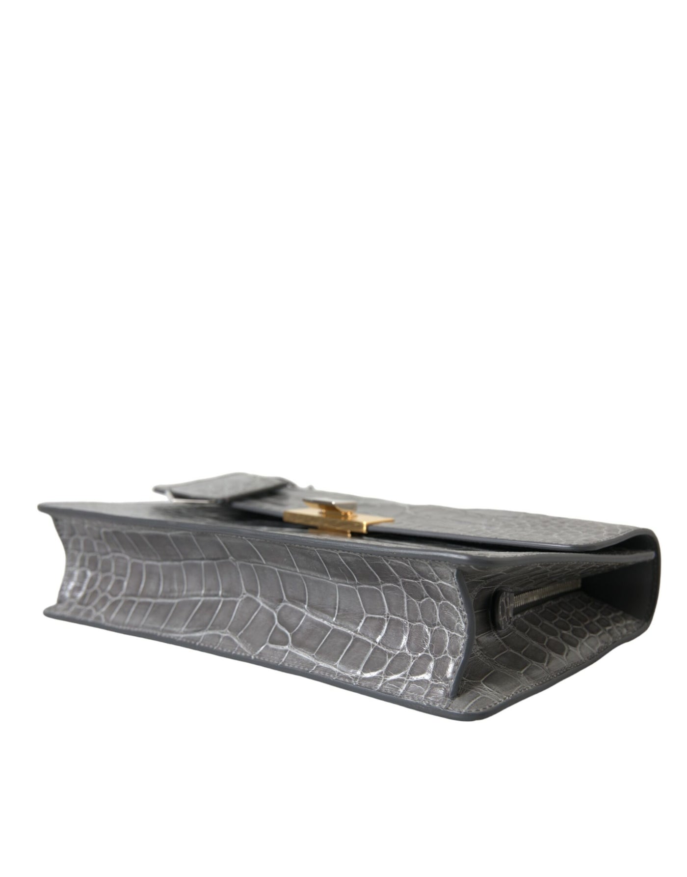 Balenciaga Gray Exotic Leather Medium Shoulder Hand Purse Bag