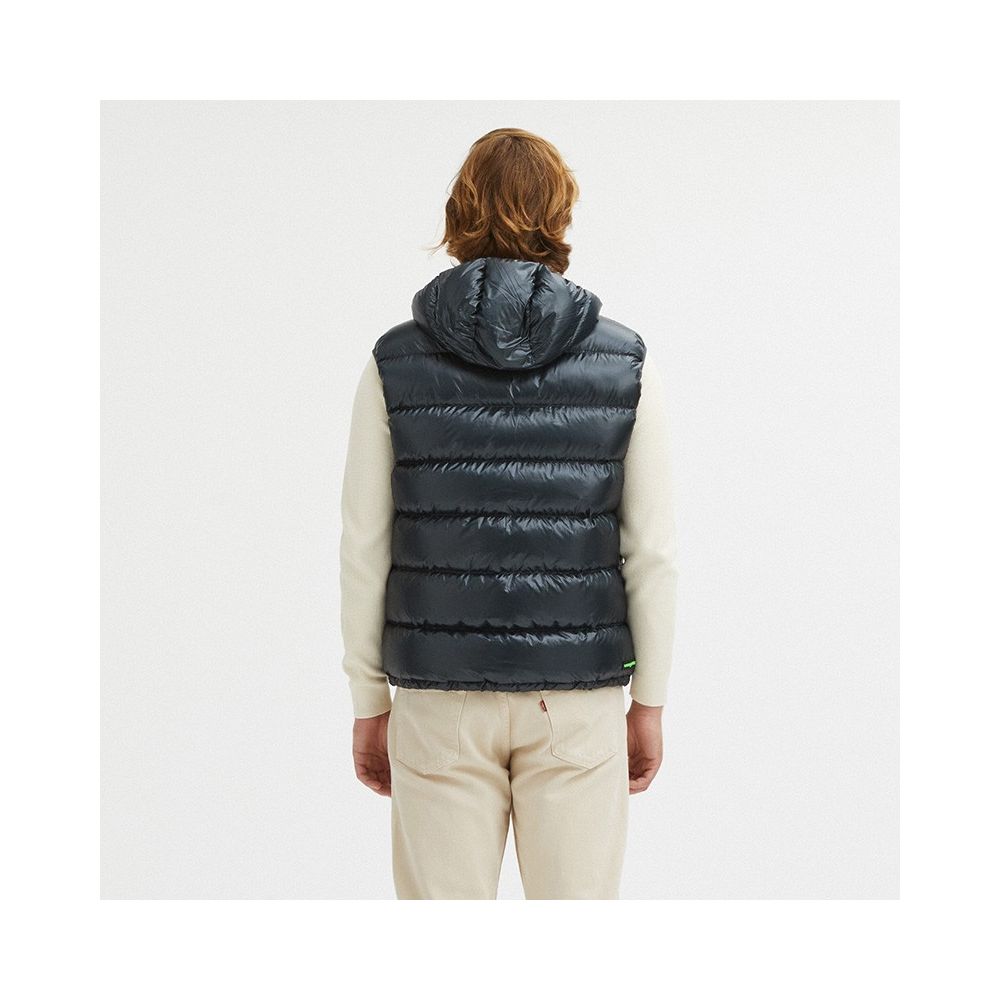 Centogrammi Gray Nylon Men's Reversible Vest