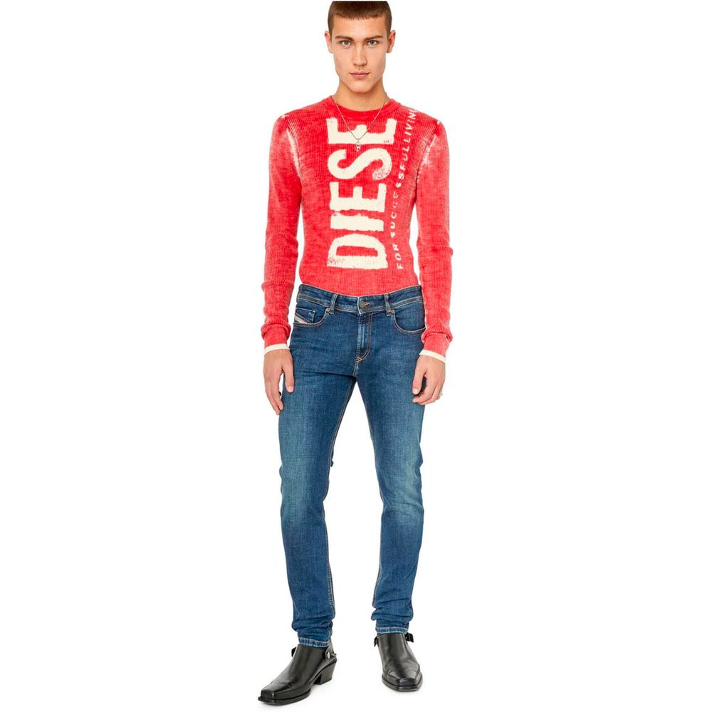 Diesel Blue Cotton Men Jeans