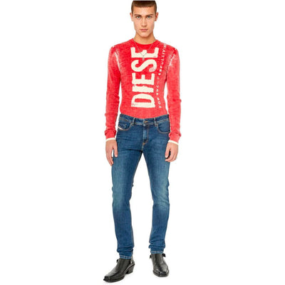 Diesel Blue Cotton Men Jeans