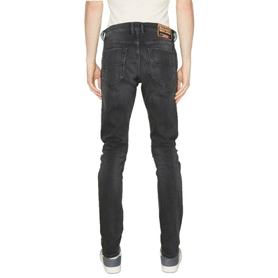 Diesel Black Cotton Men Jeans