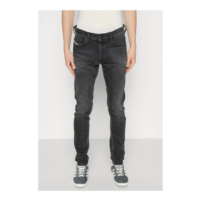 Diesel Black Cotton Men Jeans