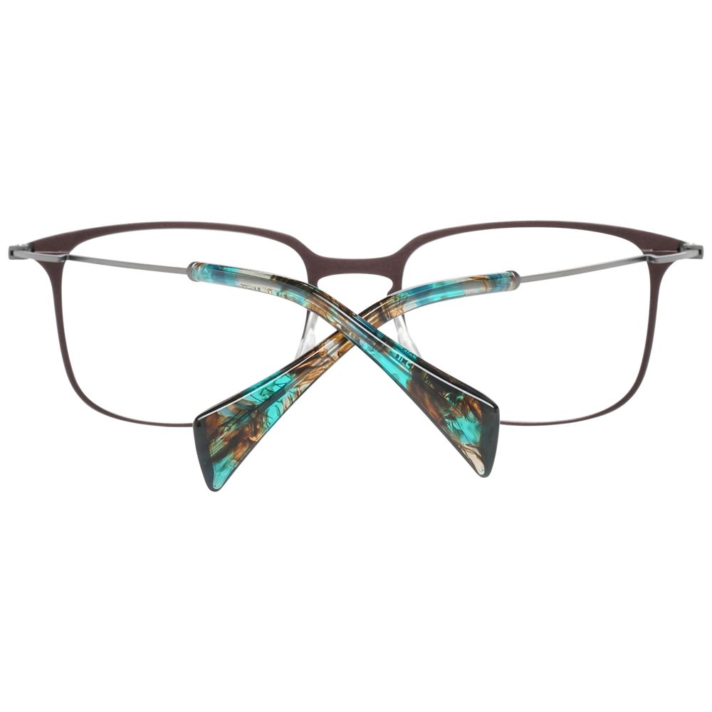 Yohji Yamamoto Brown Men Optical Frames