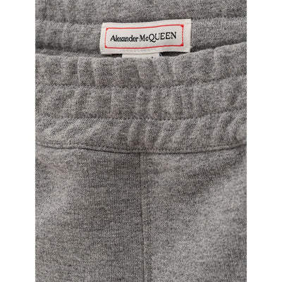 Alexander McQueen Gray Cotton Athletic Pants