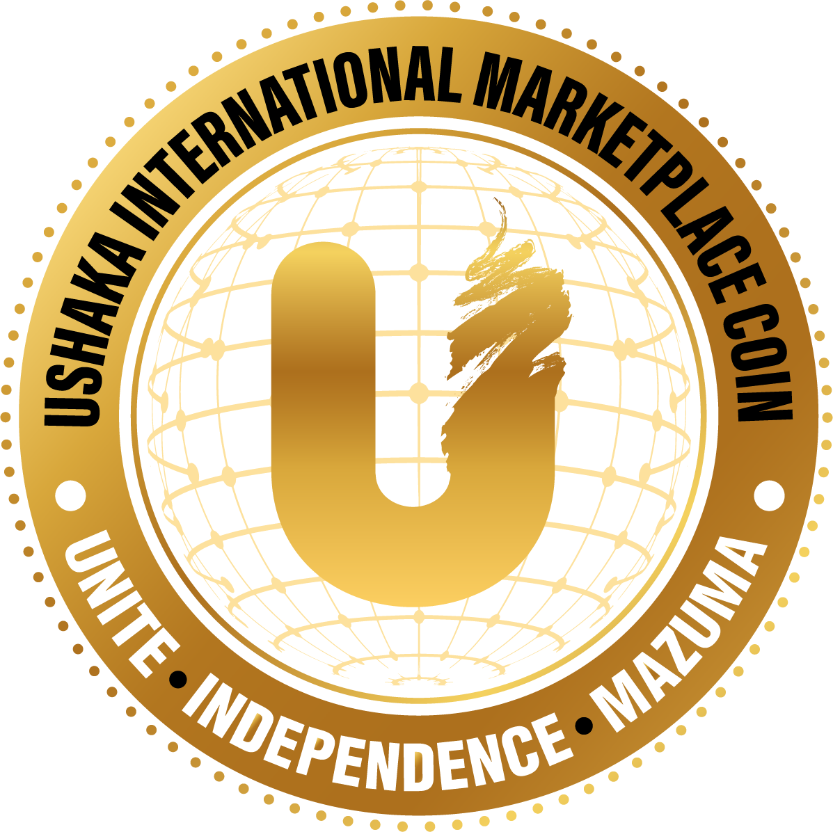 Ushaka International Marketplace Coin Logo