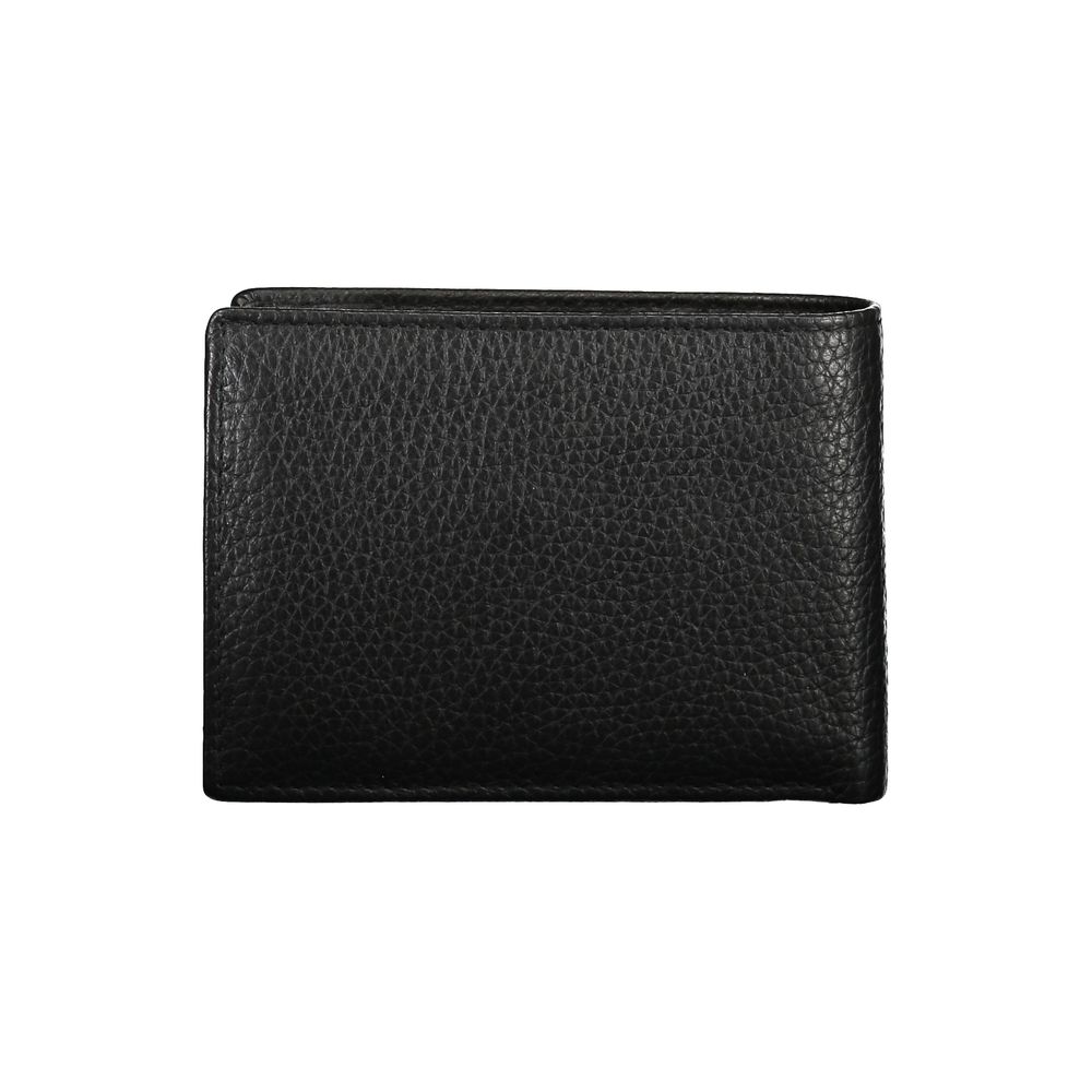 Aeronautica Militare Sleek Dual-Compartment Leather Wallet