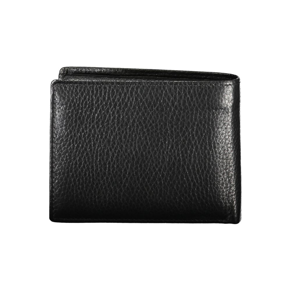 Aeronautica Militare Sleek Dual-Compartment Leather Wallet