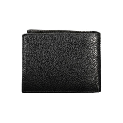 Aeronautica Militare Sleek Dual-Compartment Leather Wallet