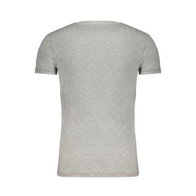 Aeronautica Militare Gray Cotton T-Shirt