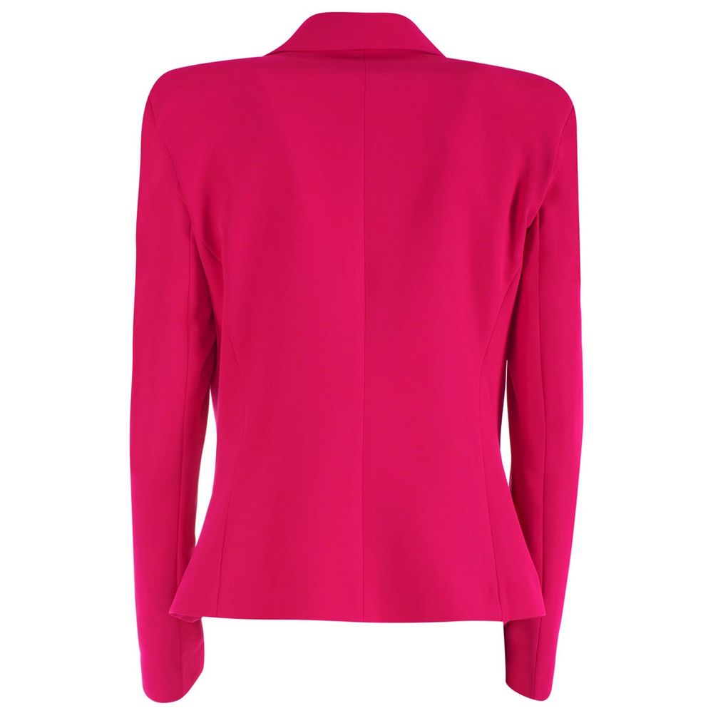 Yes Zee Chic Fuchsia Crepe Summer Jacket