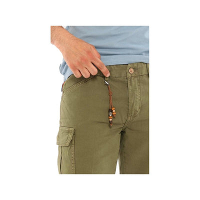 Yes Zee Chic Cargo Bermuda Shorts in Green