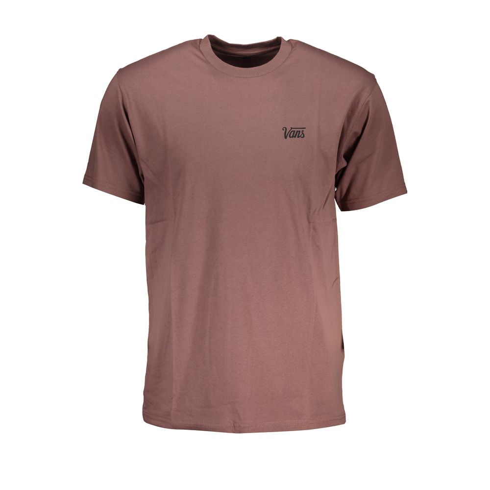 Vans Brown Cotton T-Shirt