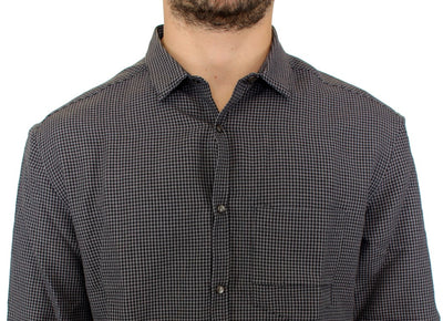 Costume National Gray linen casual shirt