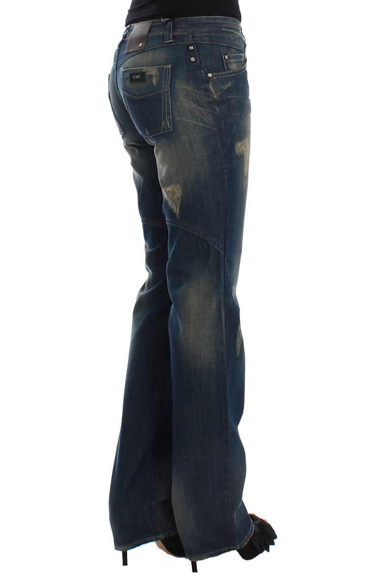Costume National Blue straight leg jeans