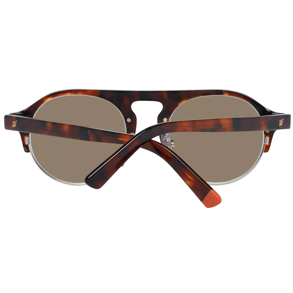 Web Brown Unisex Sunglasses