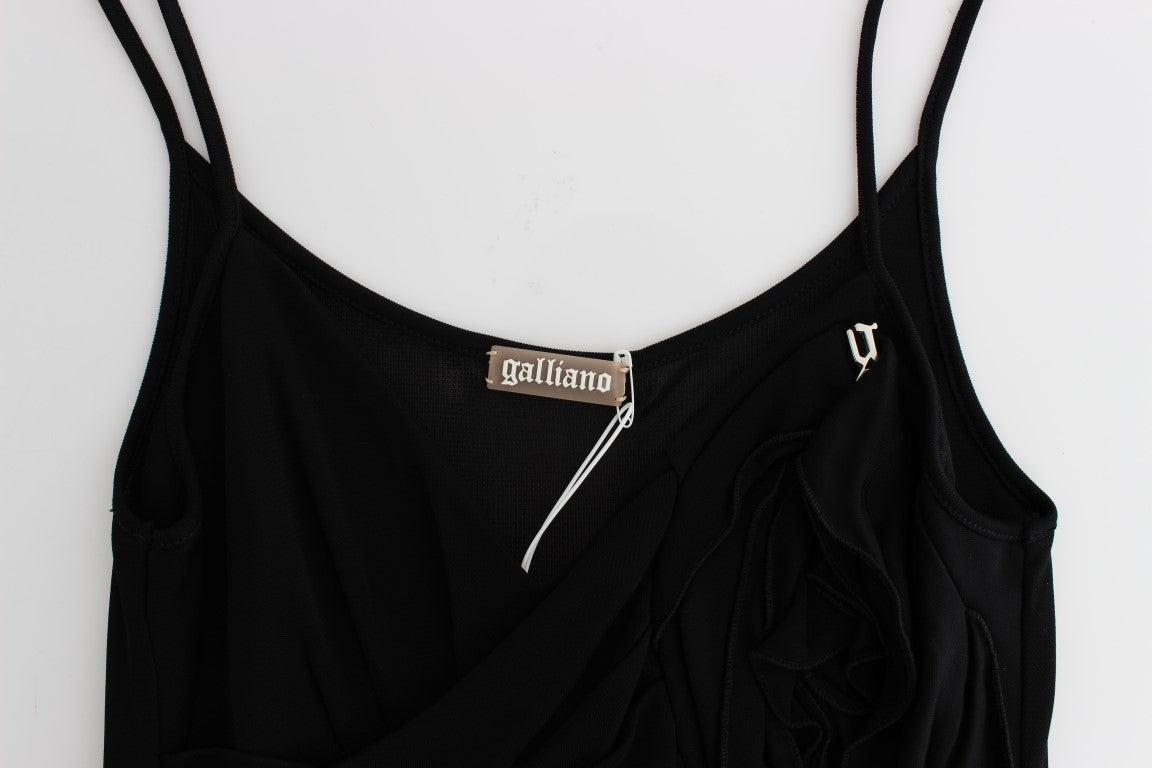John Galliano Black coctail dress