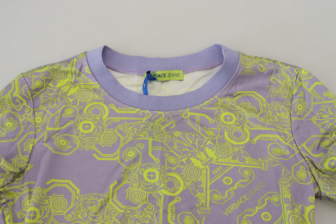 Versace Jeans Glamorous Purple Graphic Tee