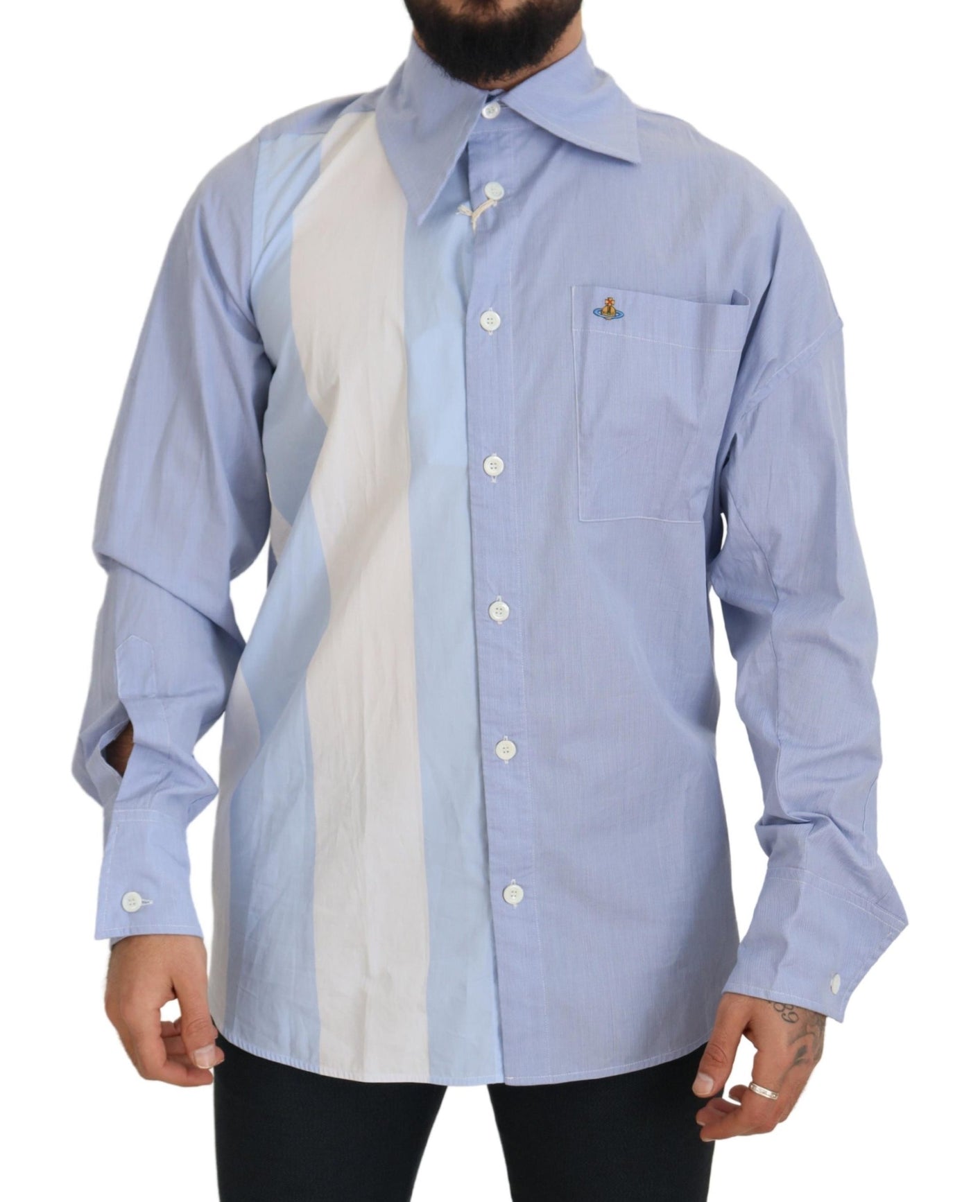 Vivienne Westwood Elegant Multicolor Cotton Dress Shirt