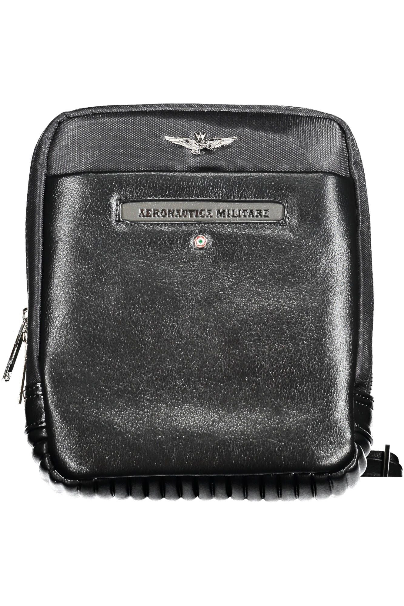 Aeronautica Militare Durable Black Shoulder Bag with Ample Storage