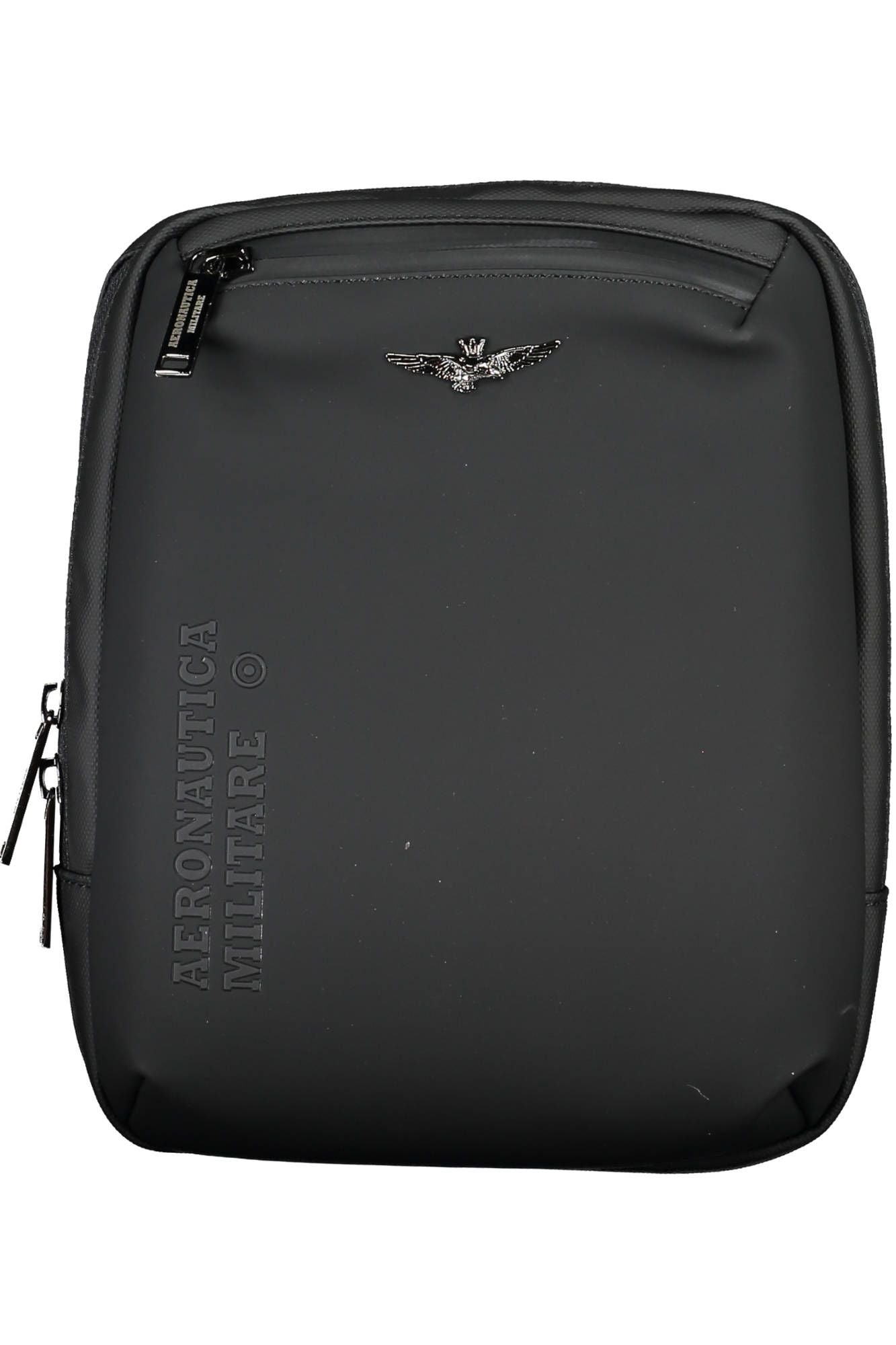 Aeronautica Militare Chic Jet-Setter Black Shoulder Bag