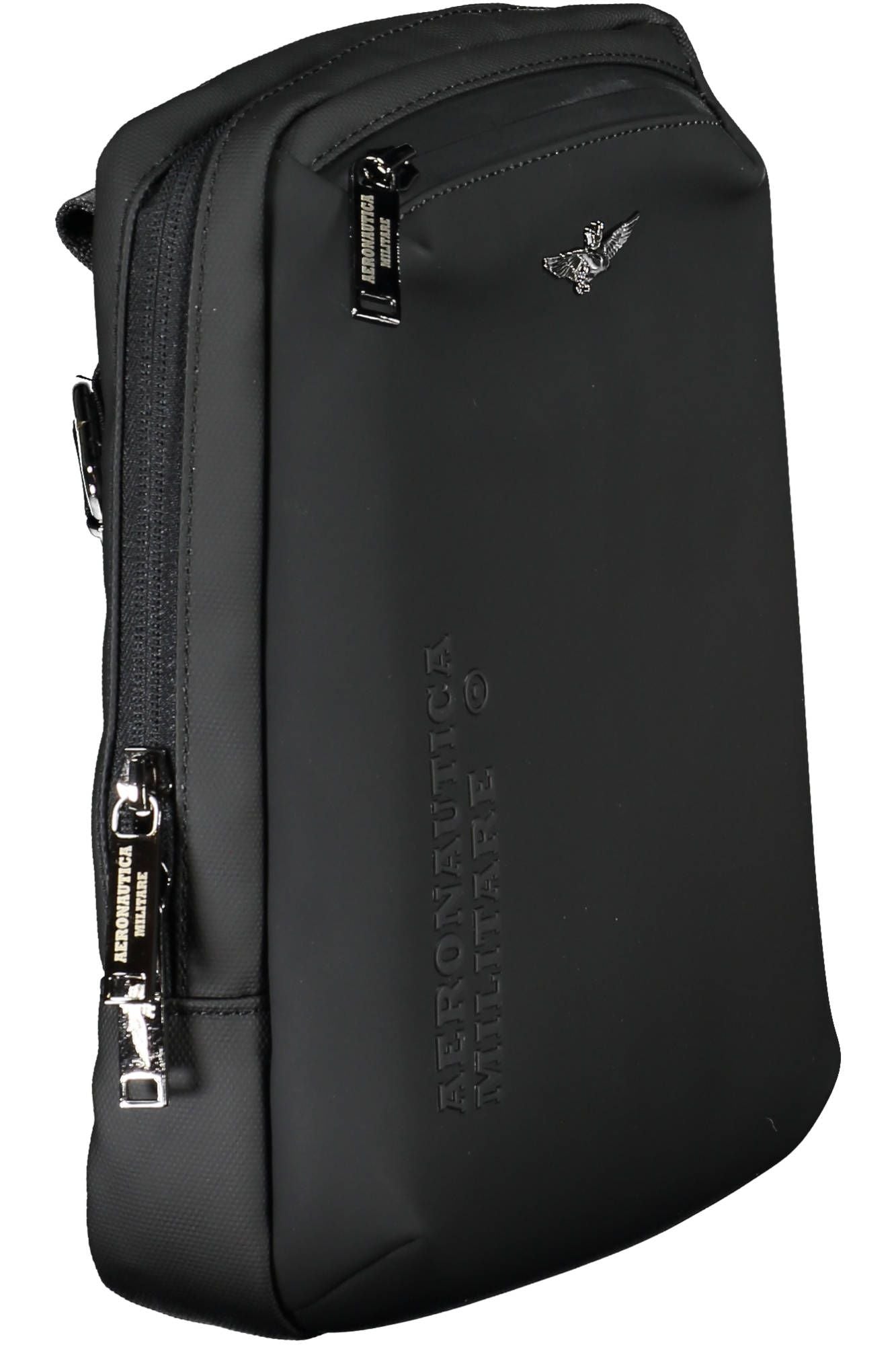 Aeronautica Militare Chic Jet-Setter Black Shoulder Bag