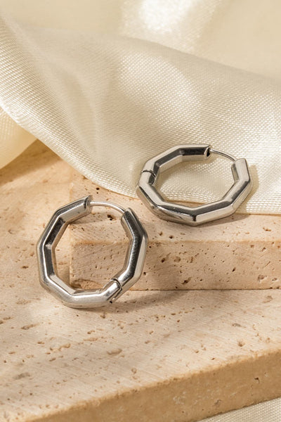 Geometric Stainless Steel Earrings