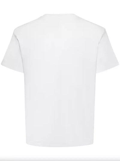 Valentino Elegant White Cotton Crewneck Tee