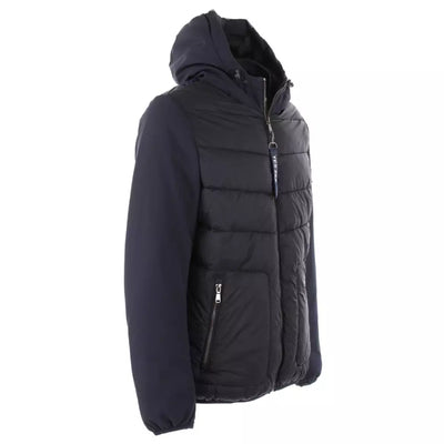 Yes Zee Quilted Down Softshell Hooded Jacket