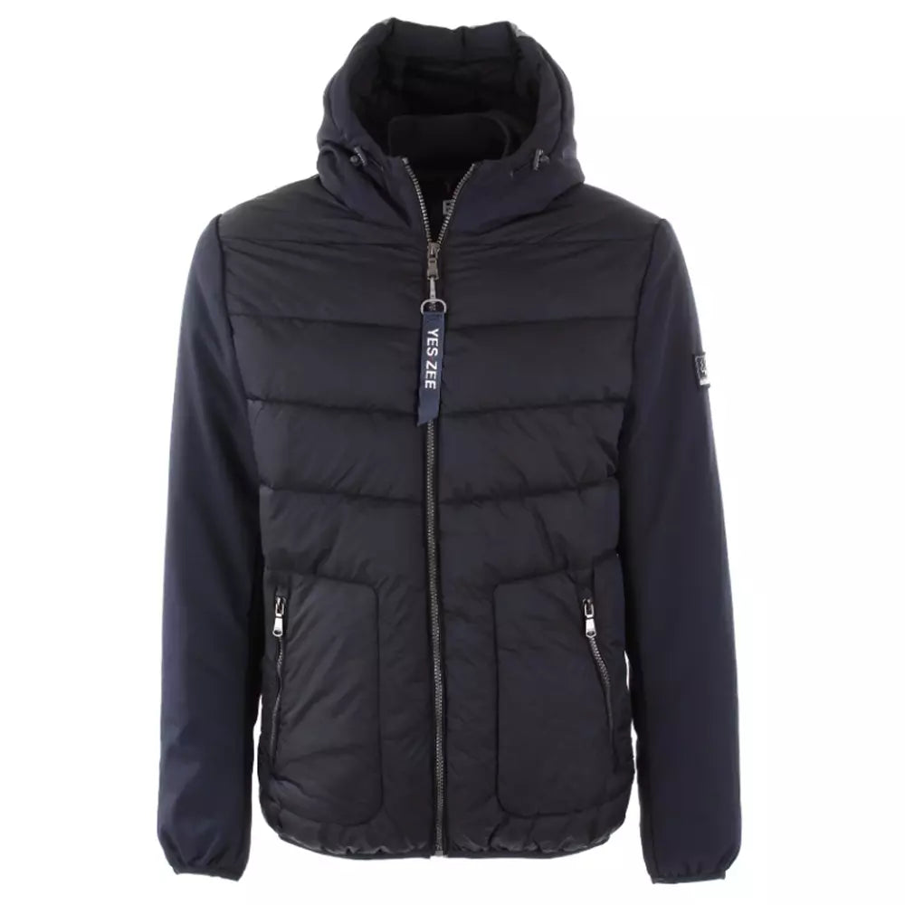 Yes Zee Quilted Down Softshell Hooded Jacket