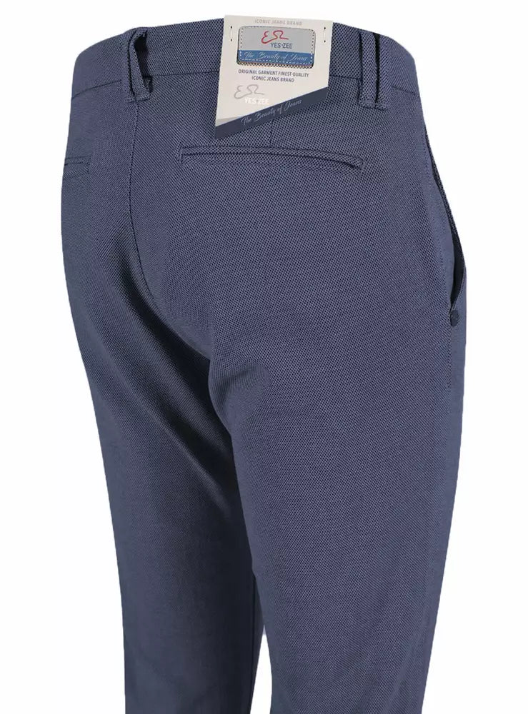 Yes Zee Chic Blue Chinos for Men