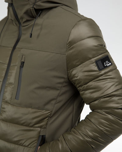 Yes Zee Chic Urban Men's Hooded Down Jacket