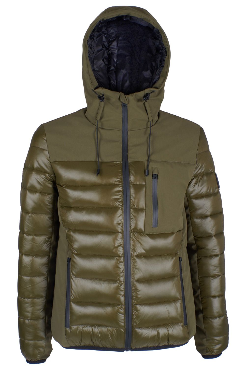 Yes Zee Chic Urban Men's Hooded Down Jacket