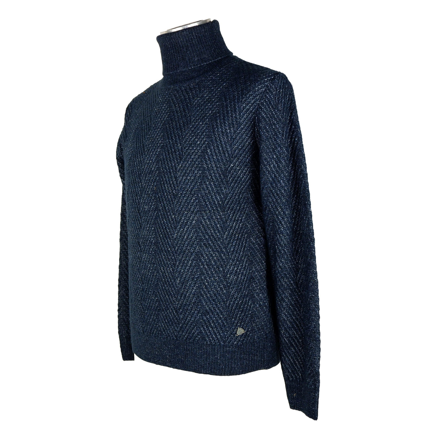 Yes Zee Chic Men's Turtleneck Sweater in Blue