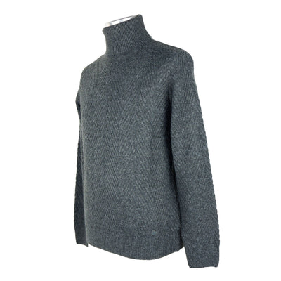 Yes Zee Chic Men's Turtleneck Sweater in Gray