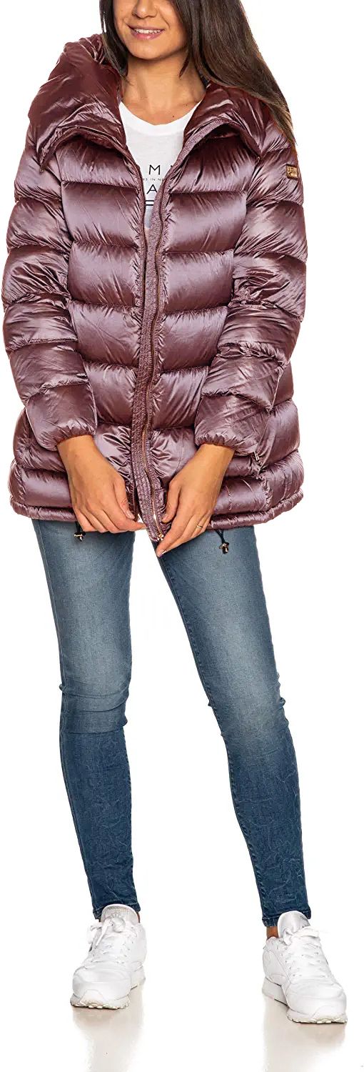 Yes Zee Chic Pink Down Jacket with Hood