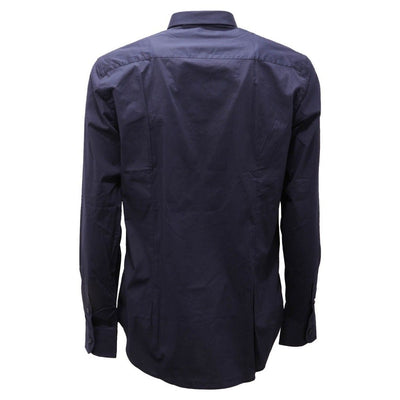 Aeronautica Militare Sleek Dark Blue Cotton Men's Shirt