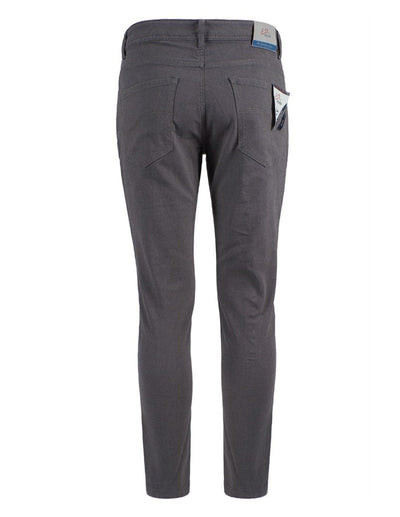 Yes Zee Elegant Gray Cotton Trousers