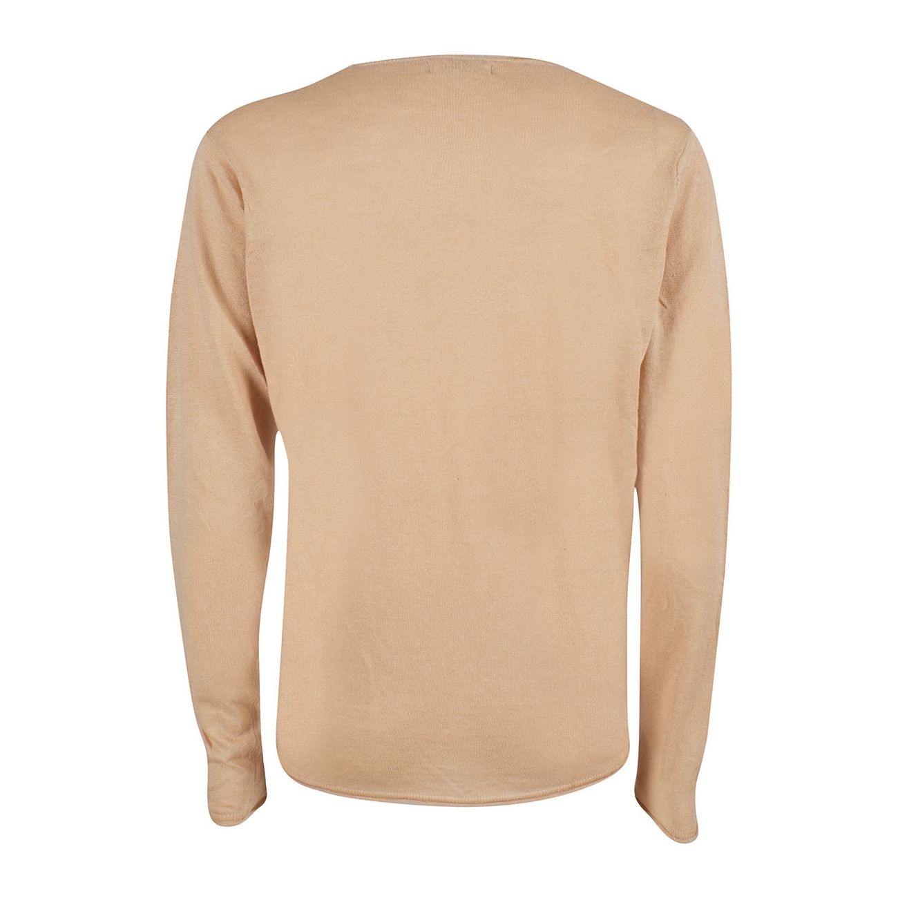 Yes Zee Elegant Beige Cotton Crew Neck Sweater for Men