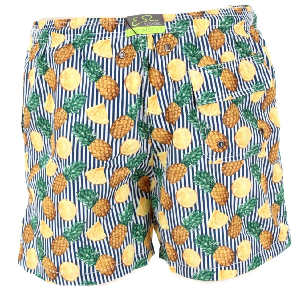 Yes Zee Pineapple Paradise Men's Swim Boxer