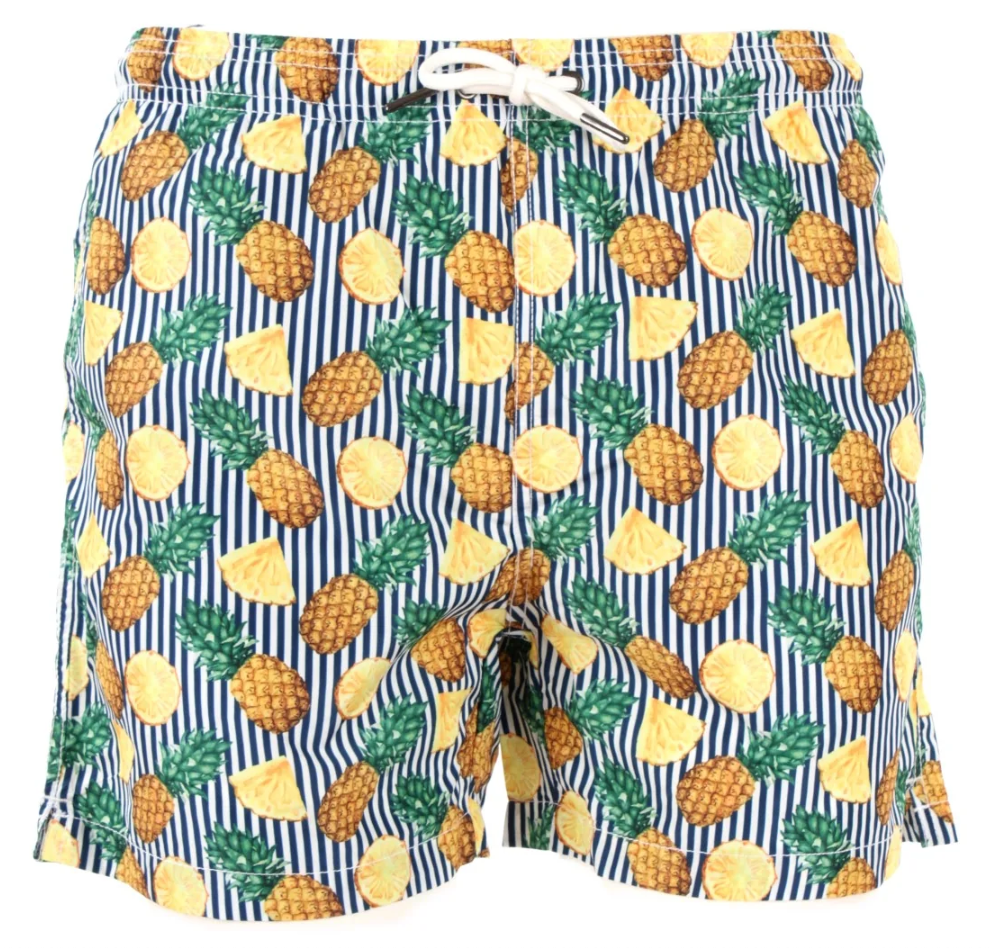 Yes Zee Pineapple Paradise Men's Swim Boxer