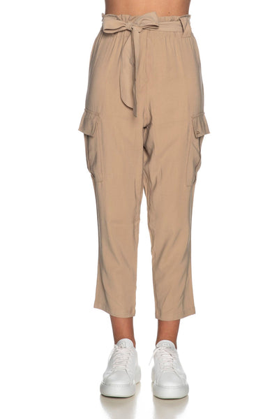 Yes Zee Beige Comfort-Fit Elegance Trousers